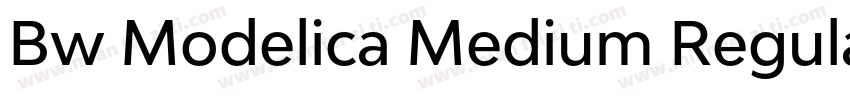 Bw Modelica Medium Regular字体转换